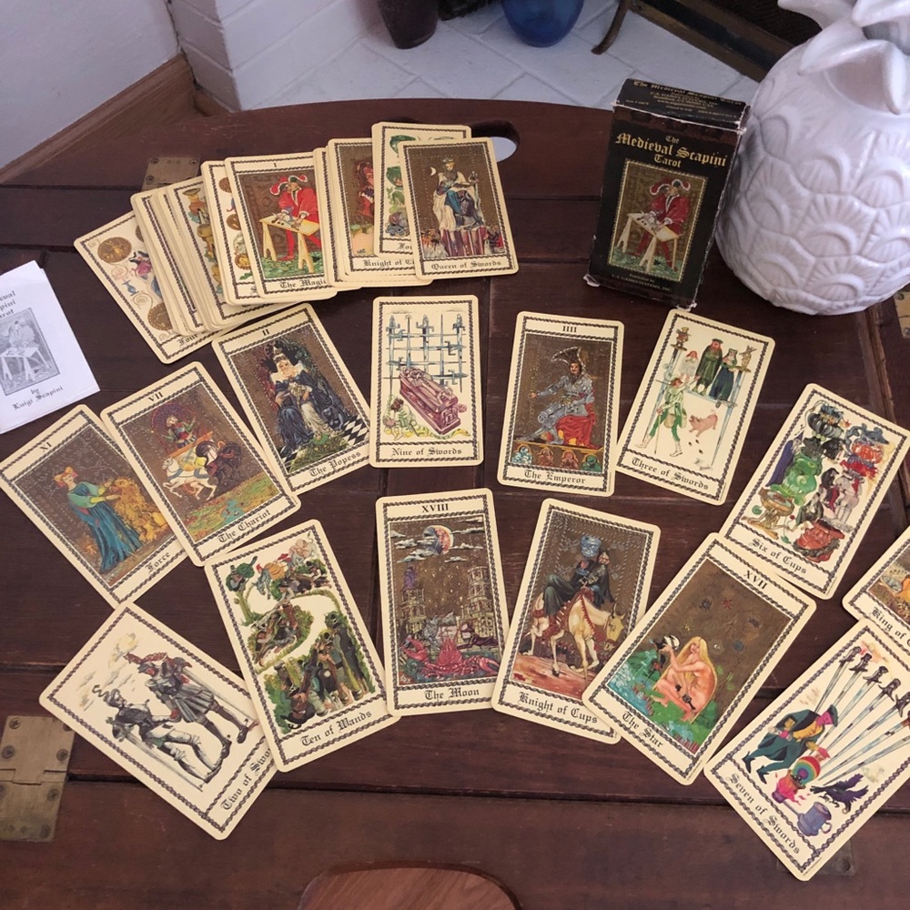 Vintage Medievel Scapini Tarot Cards *Authentic*